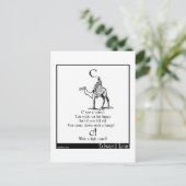 C was een kameel briefkaart (Staand voorkant)