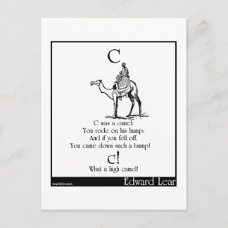 C was een kameel briefkaart