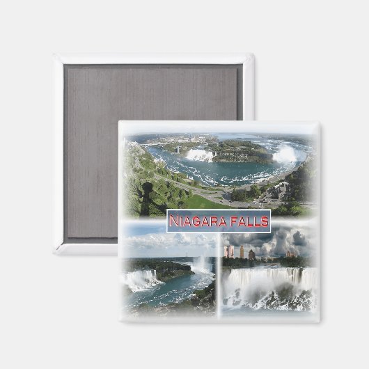 CA0025 Amerika, Canada, Ontario, Koelkast Magneet (Voorkant / Achterkant)