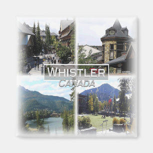 CA0026 America, Canada, Whistler, Koelkast Magneet