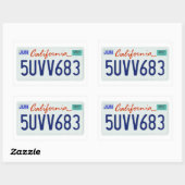 CA2007 RECHTHOEKIGE STICKER (Vel)