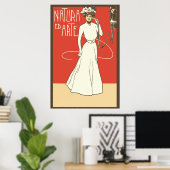 ca. 1900  Italiaanse Mode voor dames Poster (Thuiskantoor)