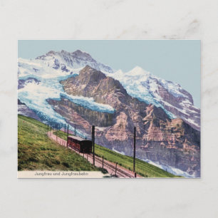 ca. 1900 Jungfrau Mountain Railroad Briefkaart