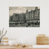 ca. 1900 Ostend Beach and Grands Hotels Poster (Keuken)