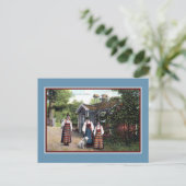  ca 1900 Skansen Zweden traditionele kleding Briefkaart (Staand voorkant)