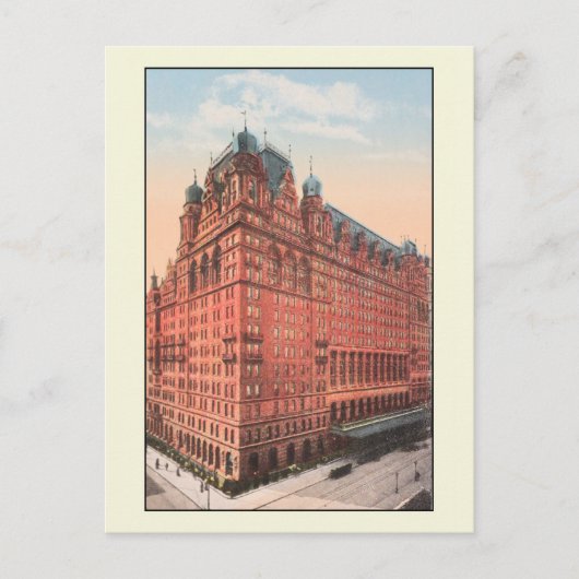 ca 1915 Waldorf Astoria Hotel Briefkaart (Voorkant)