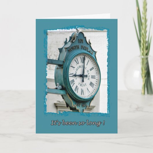 Ça a été si long carte (Devant)