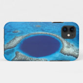 CA, Belize. Luchtbeeld van Blue Hole (diameter Case-Mate iPhone Case (Achterkant (horizontaal))