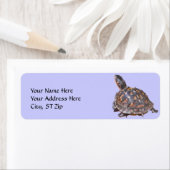 CA-Box Turtle Étiquette de adresse.. (En situation)