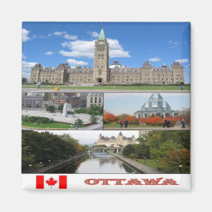 CA - Canada - Ottawa - Mosaic Collage Magneet