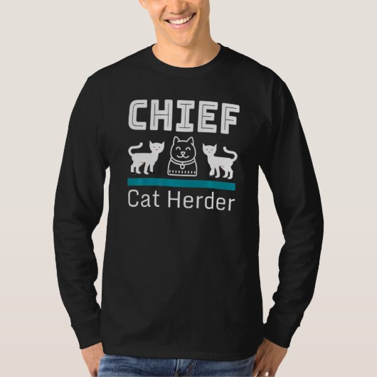 CA Chief Cat Herder T-shirt (Voorkant)