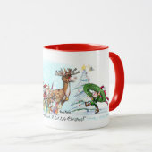 "Ça commence à ressembler beaucoup à Noël!" Mug (Devant droit)