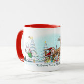"Ça commence à ressembler beaucoup à Noël!" Mug (Devant gauche)