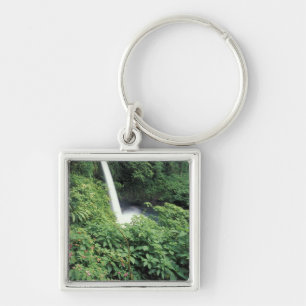 CA, Costa Rica. La Paz-waterval en balsemien Sleutelhanger