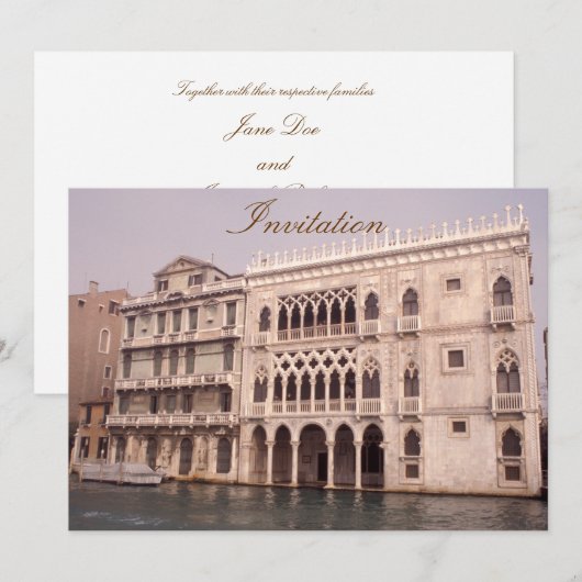 Ca' D'Oro Kaart (Voorkant / Achterkant)