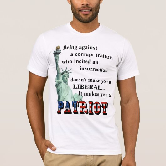 Ça fait de toi un T-shirt PATRIOT (Devant)