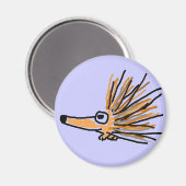 CA- Funky Porcupine Magnet Magneet (Voorkant / Achterkant)