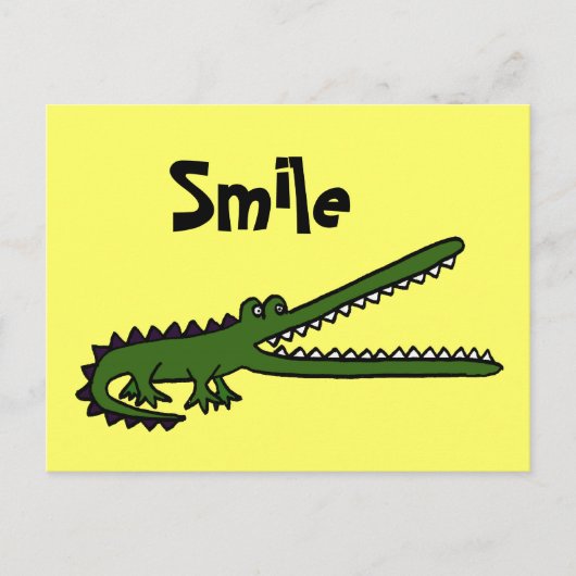 CA- Funny Croc-Briefkaart Briefkaart (Voorkant)