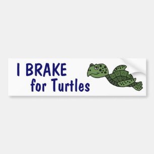 CA- I-remmen voor Bumpersticker van schildpadden
