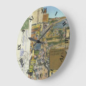 CA - Long Beach, California Post Card Clock - 1938 Grote Klok (Hoek)