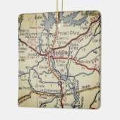 CA map uitzenden Keramisch Ornament (Links)