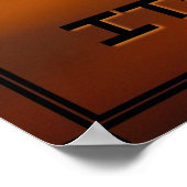 "Ça marche" Poster positif d'art mural (Coin)