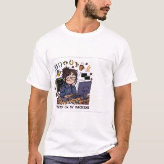 ÇA MARCHE SUR MA MACHINE - T-Shirt Drôle pour Prog
