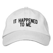 "ÇA M'EST ARRIVÉ", Casquette de baseball brodé (Devant)