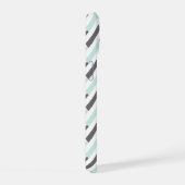 Ca Modern Mint blanc gris géométrique chevron Desi (Côté droit)