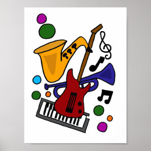 CA- Music Art Poster