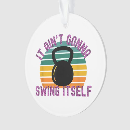 Ça ne va pas se voiler Drôle Kettlebell Travail (devant)