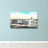 CA Raisin Association Packing Plant Canvas Afdruk (Insitu (Houten vloer))