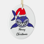 CA requin dans un ornement de Noël de casquette de (Droite)