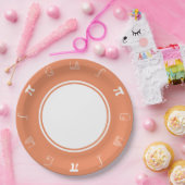 Ça S'Additionne Dans Assiette En Papier Corail (Fête)