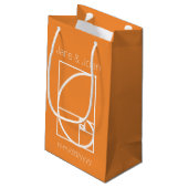 Ça S'Additionne en Sac Cadeau Orange (Dos Angle)