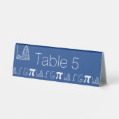 Ça S'Additionne en Signe de Table Tent en Bleu (Verso)