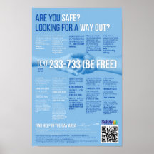 CA SB1193 Poster - 5 talen (Eng/Sp/Ch/Viet/Tag)