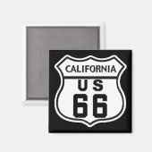 CA US ROUTE 66 MAGNEET (Voorkant / Achterkant)