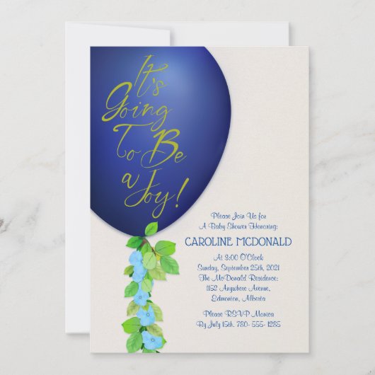 Ça va être une invitation à la joie (Devant)