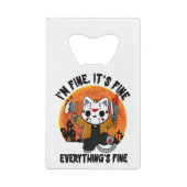 Ça va, je vais bien, tout va bien pour Halloween. (Dos)