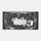 "Ça va super" - Poisson rouge squelette par BurnsI (Clavier et souris)