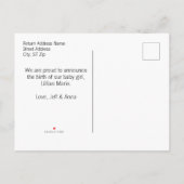 Ça valait la peine d'attendre | Carte postale d'an (Dos)