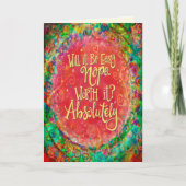 ‘Ça Vaut Absolument La Peine ! ’ Carte d'intégrité (Devant)