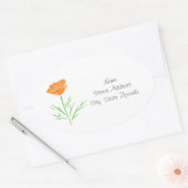 CA Waterverf Poppy Labels (Envelop)