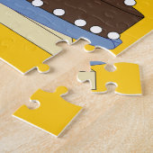 Caake II met Chocolade Fudge Jubileum Legpuzzel (Zijkant)