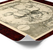 Cabala & Alchymia: 1663 Alchemical Illustration Poster (Hoek)