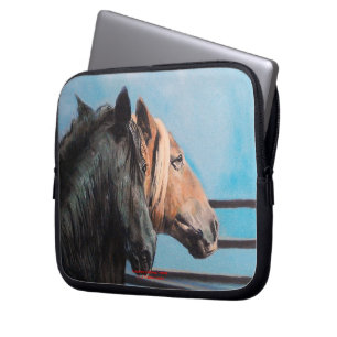 Caballos/Cabalos/Paarden Laptop Sleeve