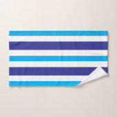 Cabana bleu rayures blanches (Serviette à main)