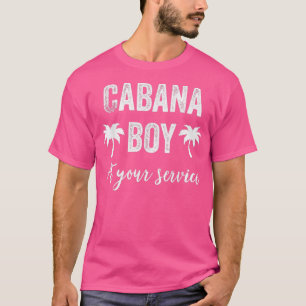 Cabana Boy Pool Party Bartender Mannen 2 T-shirt