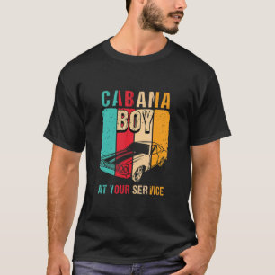 Cabana Boy voor je dienst... ik vun pap bartender T-shirt